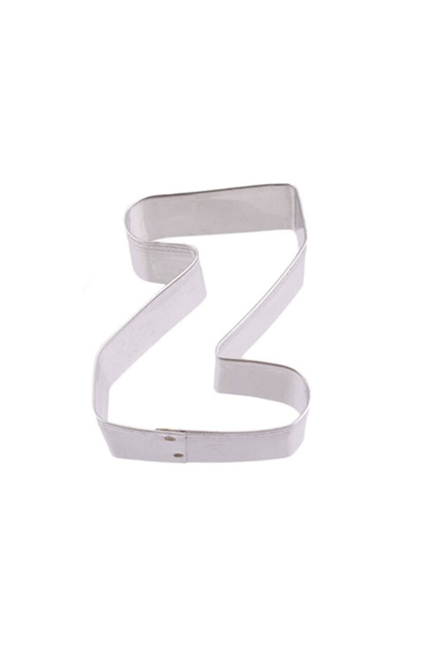 Cake Cookie and Pastry Mold Metal Z Letter Large Size Alphabet 8.5 cm