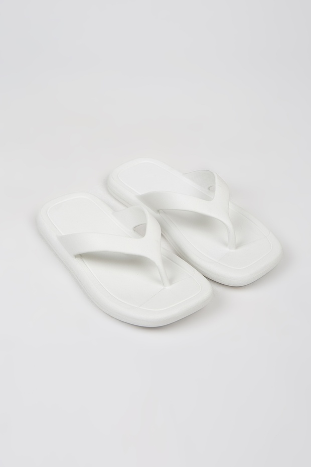 Kione White Flip Flops Eva Beach Summer - Casual Slippers