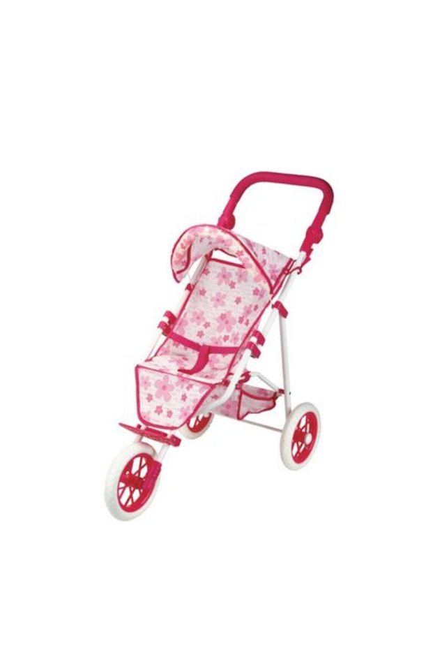 Flower Doll Stroller with 3 Wheels