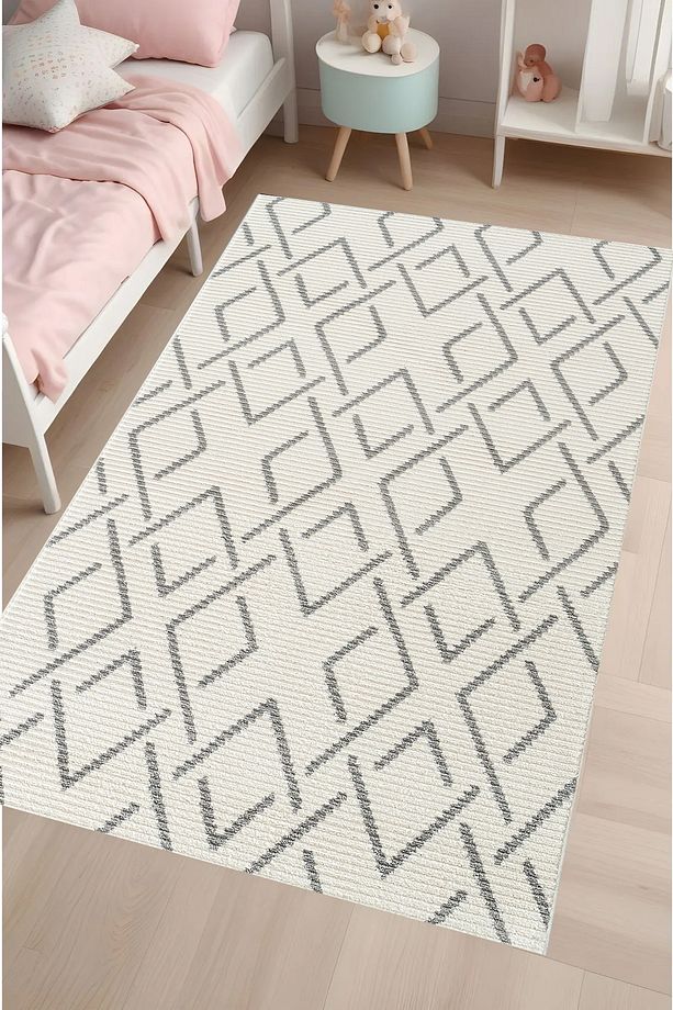 DİJİTAL BASKILI Kaymaz Taban Yıkanabilir Modern Mutfak Halısı Salon Halısı Yolluk - 2