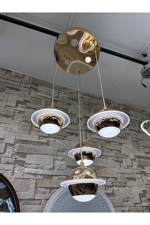 4lü sarkıt Led avize 3 renk - 3