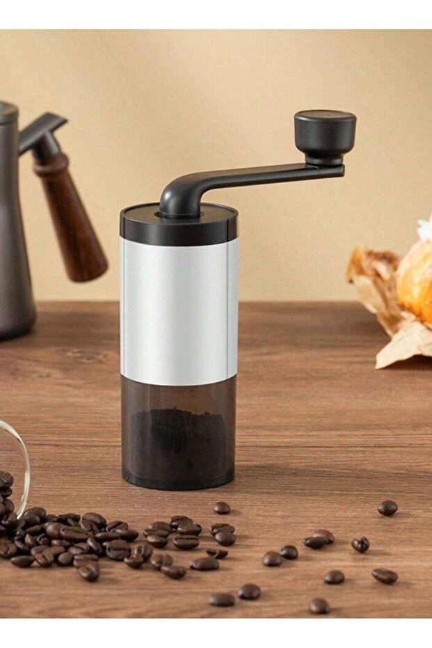 Portable Manual Coffee Grinder - White