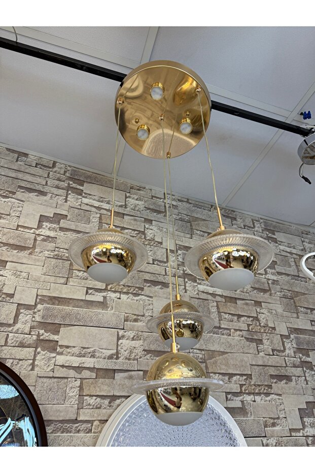 4lü sarkıt Led avize 3 renk - 4