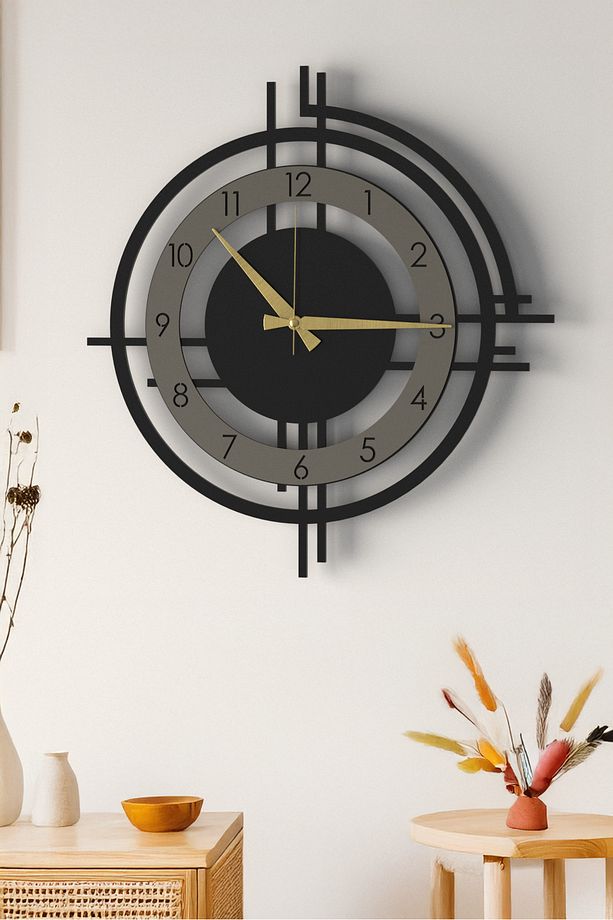 Şık Ve Modern Duvar Saati - 51cm Büyük Boy, 4 Farklı Renk Seçeneği - 3