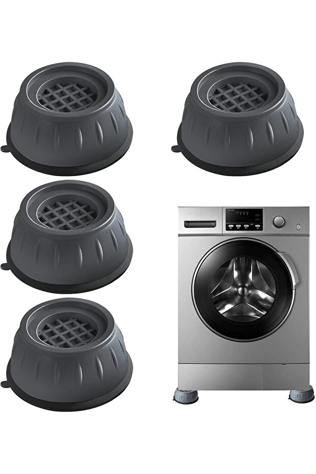 Rubber Pad for Washing Machines, 4 Pieces Anti-Vibration Washing Machine Pads, Washing Mac