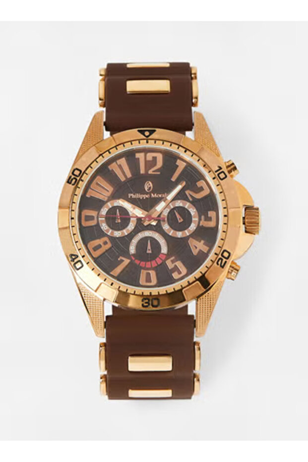 Rubber Strap Chronograph Wrist Watch RC1455ROO - 45.5mm