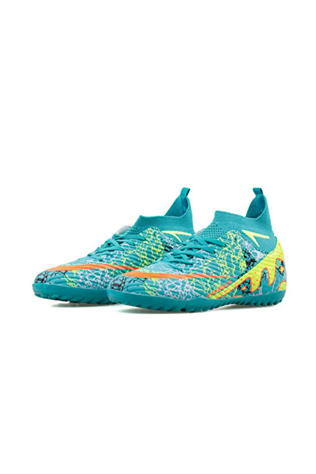 Air 600 g Astroturf Turquoise-Yellow Unisex Astroturf Shoes