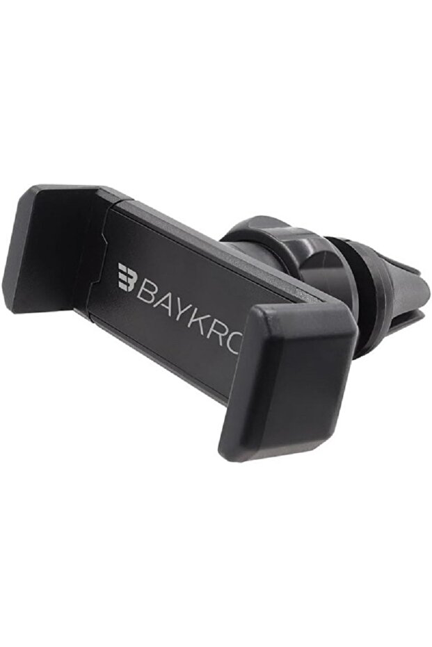 حامل هاتف ذكي قابل للتعديل في فتحة تهوية السيارة، أسود - 1