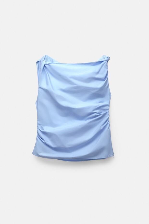 Drapeli poplin top - 6