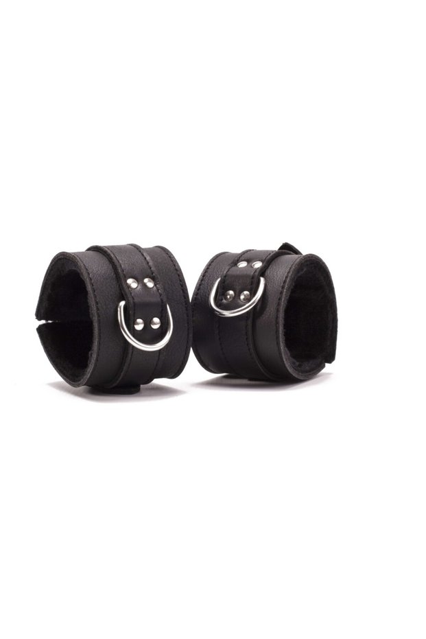Black Leather Hand Straps