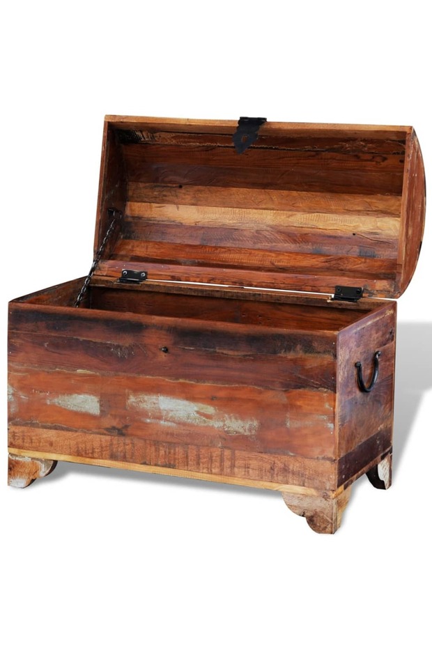 Reclaimed Storage Chest Solid Wood - 7