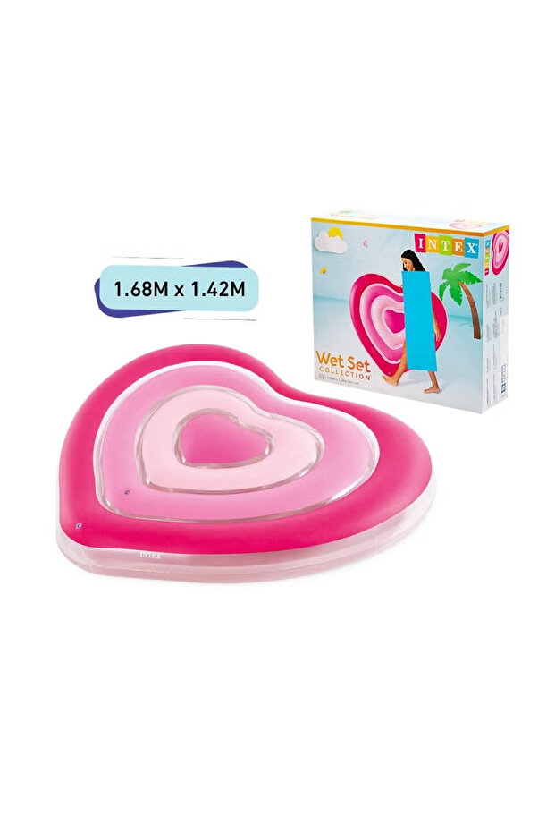 Heart Shape Pool 168x142cm - 3