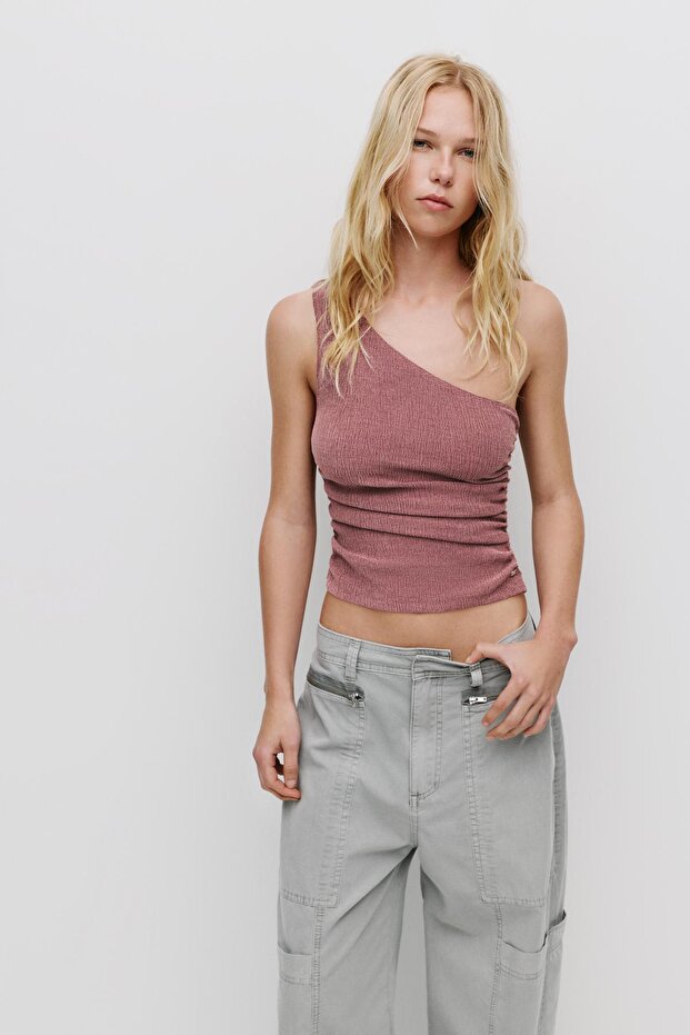 Asimetrik rustik top - 2