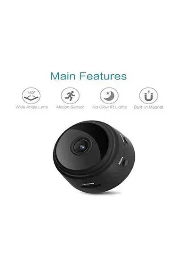 Black Mini A9 Camera Wi-Fi Wireless Recorder Home Security Surveillance Camcorder 1080P - 7