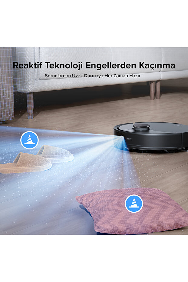 Q8 Max Pro Plus Akıllı Robot Süpürge - 7