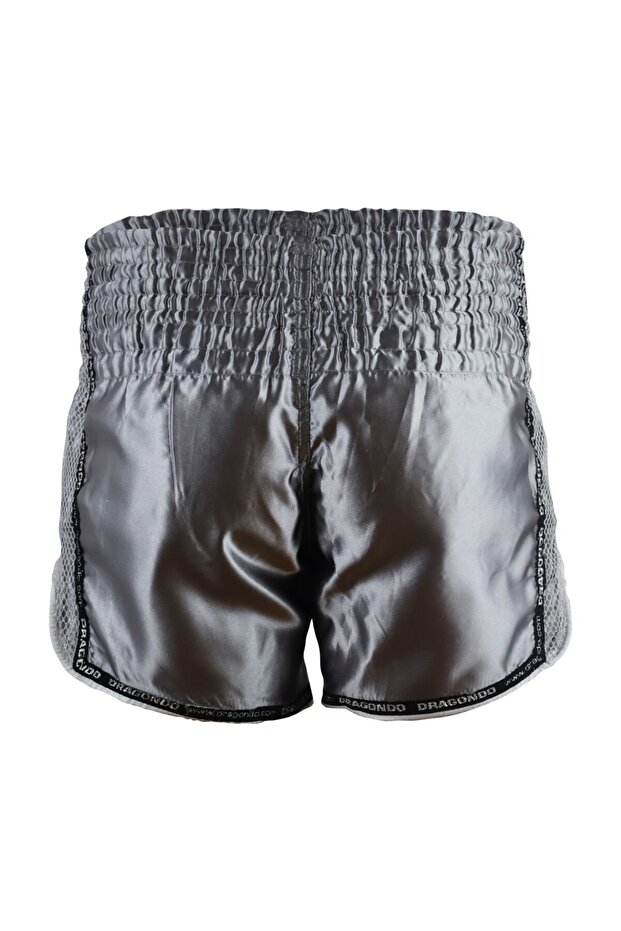 MT3076 Shiny Muay Thai Gri Kick Boks Şortu - 4
