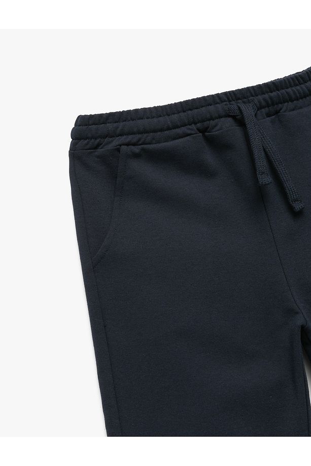 Rahat Lastikli Paça Cepli Basic Jogger Eşofman Altı - 3