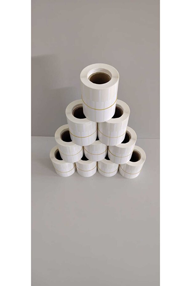 15 x 90 KUYUMCU OPAK ETİKETİ 1 RULO 1250 ADET TOPLAM 10 RULO 12.500 ADET - 3