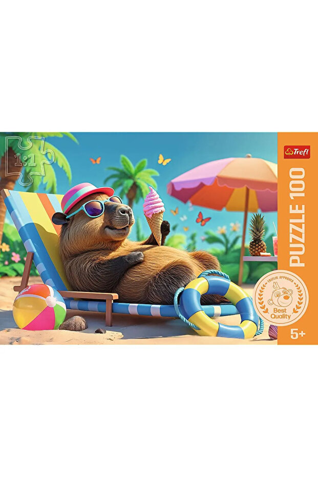 100 PUZZZLE RELAXACE VE STYLU CAPIBARA - 3