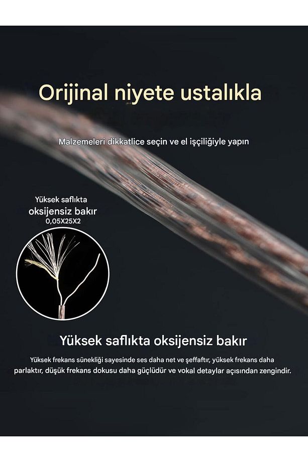 KZ Black Ofc Kablo C pin Mikrofonlu - 2