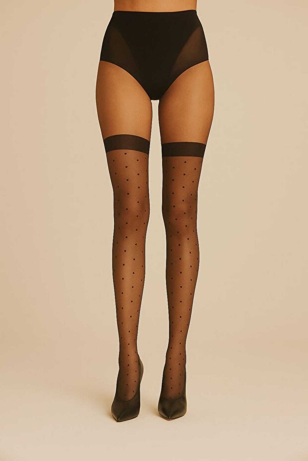 Chiloți de damă Luara Black Patterned - 2