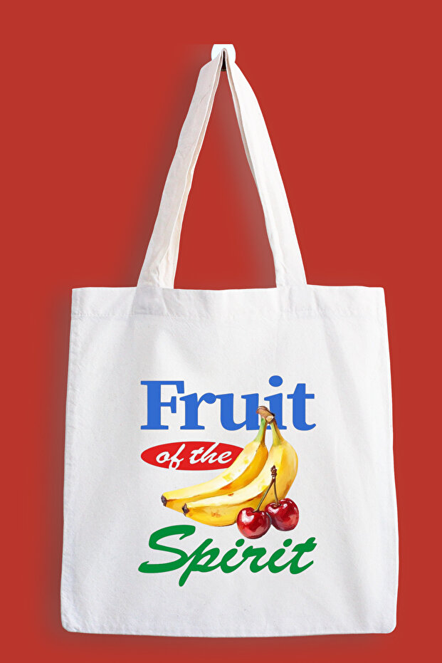 Fruit Printed Cloth Bag, Tote Bag