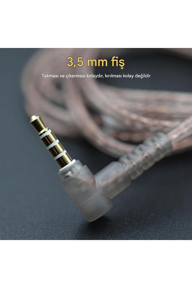 KZ Black Ofc Kablo C pin Mikrofonlu - 3