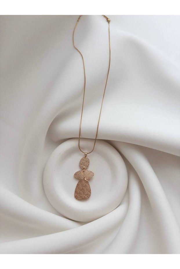 Steel Necklace - Design Necklace - Pendant Necklace - Shaped Necklace