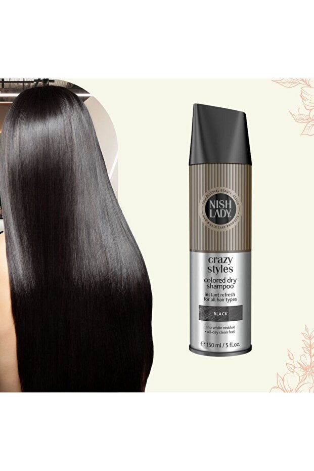 RENKLİ KURU ŞAMPUAN SİYAH RENK (150 ML) - 4