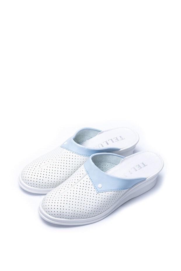 Clogs 50-16, White-Blue - 2
