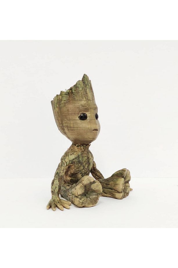 Groot Figürü – 3D Baskı, El Boyamalı Dekoratif Biblo - 2