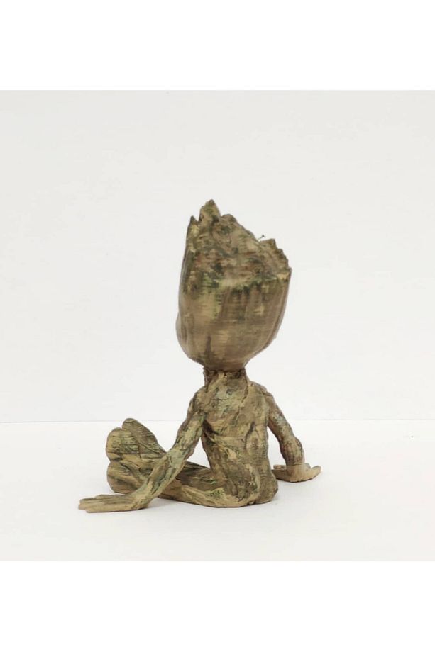 Groot Figürü – 3D Baskı, El Boyamalı Dekoratif Biblo - 3