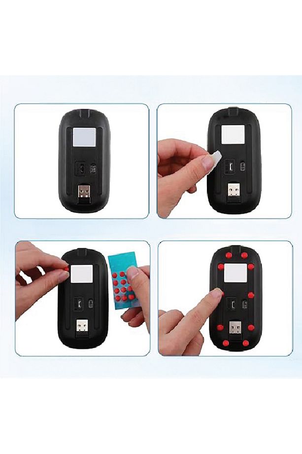 Mouse Skatez 20 Adet Mouse Paten Seti Fare Ayağı Çıkartması - 3