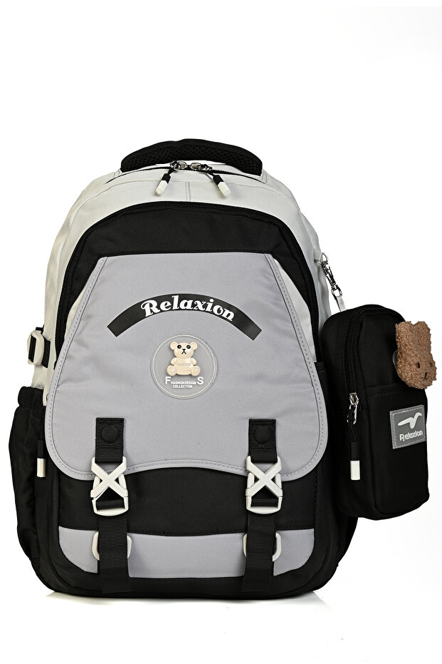 1511 Unisex School Backpack Compatible with Primary School, Middle School, High School