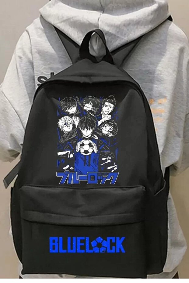 Anime Blue Lock Isagi Nagi Printed Backpack