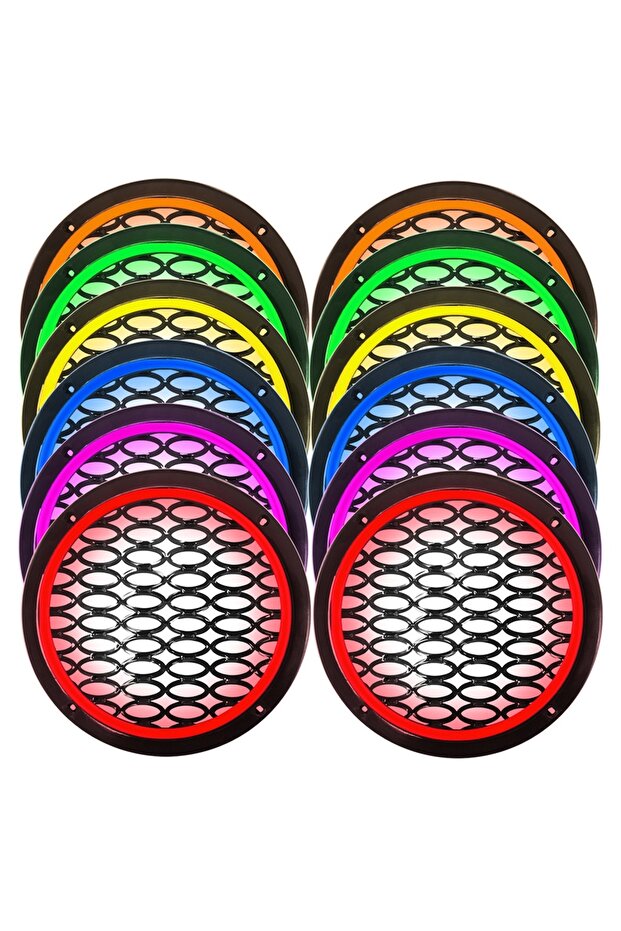 Midrange Kapağı Neon Ledli 16cm 2 adet eg-8999 - 1