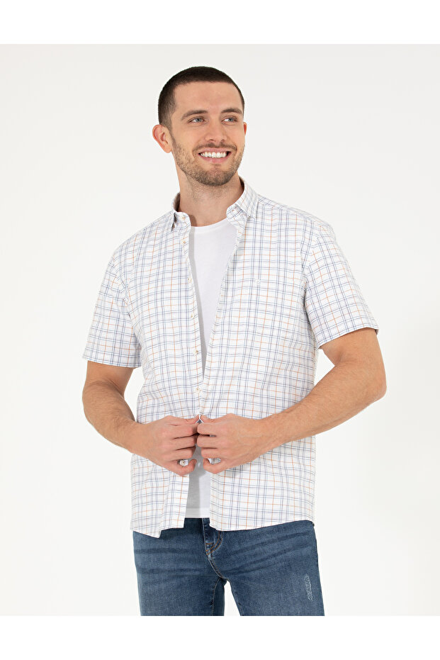 Cinnamon Regular Fit Short Sleeve Shirt 50265006-Vr191