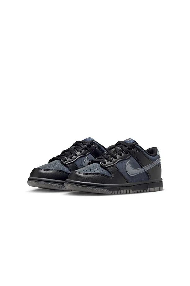 Dunk Low Gs reflektörlü örümcek ağı desenli unisex deri siyah Sneaker Ayakkabı hq3815-001 - 5