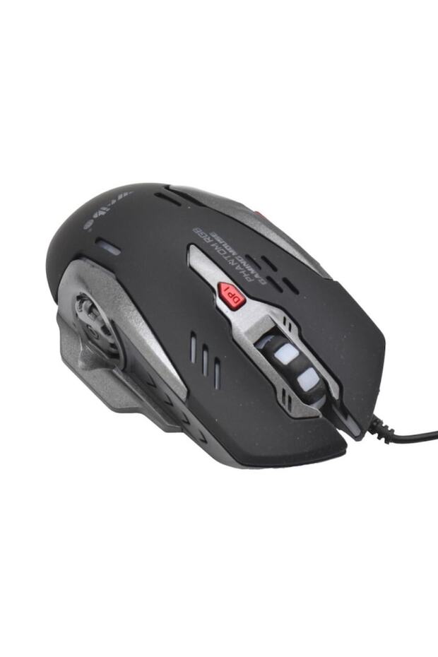Gaming Keyboard and Mouse Set with RGB LEDs, USB Cable, 104 Keys, Water-Resistant, 6 Buttons, 1600/2 - 3