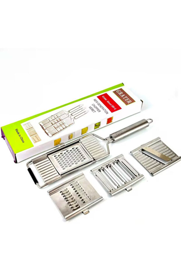 Paslanmaz Çelik 4'lü Set El Rendesi - 5