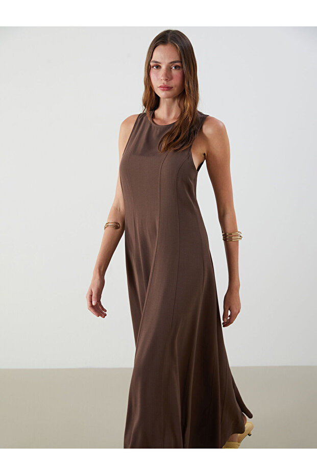 LCW Vision Rowerowy kołnierzyk, sukienka z mieszanki lnu - 2