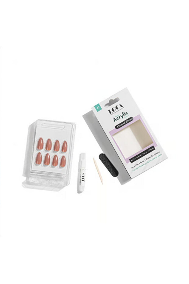 اظافر الصغيرة شكل لون النود من لوكا - 2