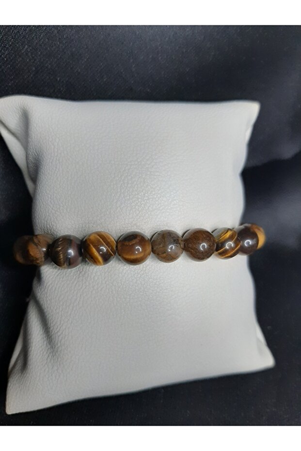 Tiger Eye Natural Stone Bracelet – Handmade, Energy Stone