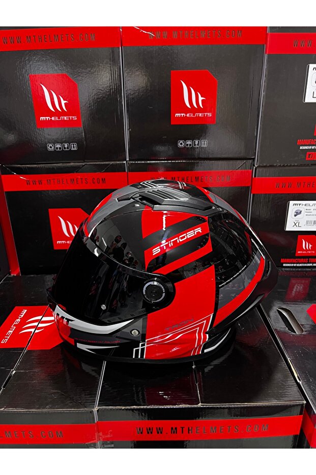 Helmets Stinger 2 kask (şeffaf vizörlü) - 2