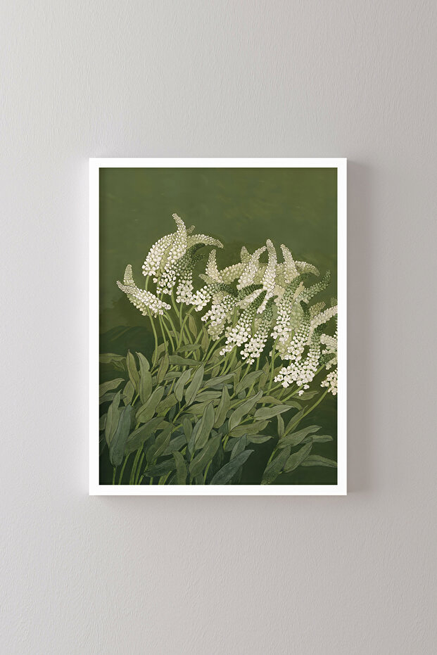 Star Lily - White Frame