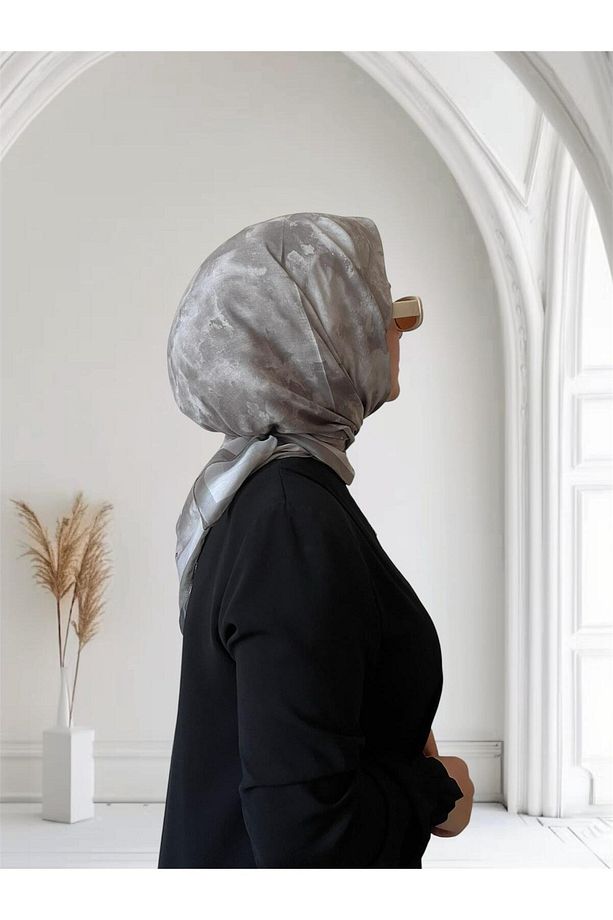 Bulut Desen Soft Eşarp - 1