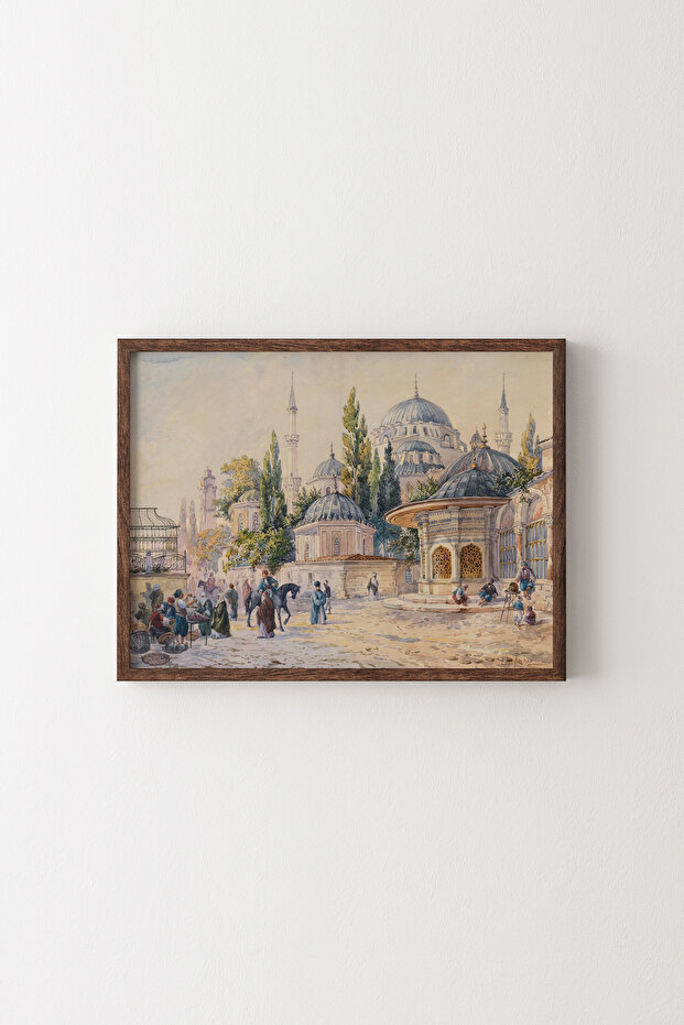 Capital City Istanbul, Şeyhzade Mosque - Wooden Patterned Frame