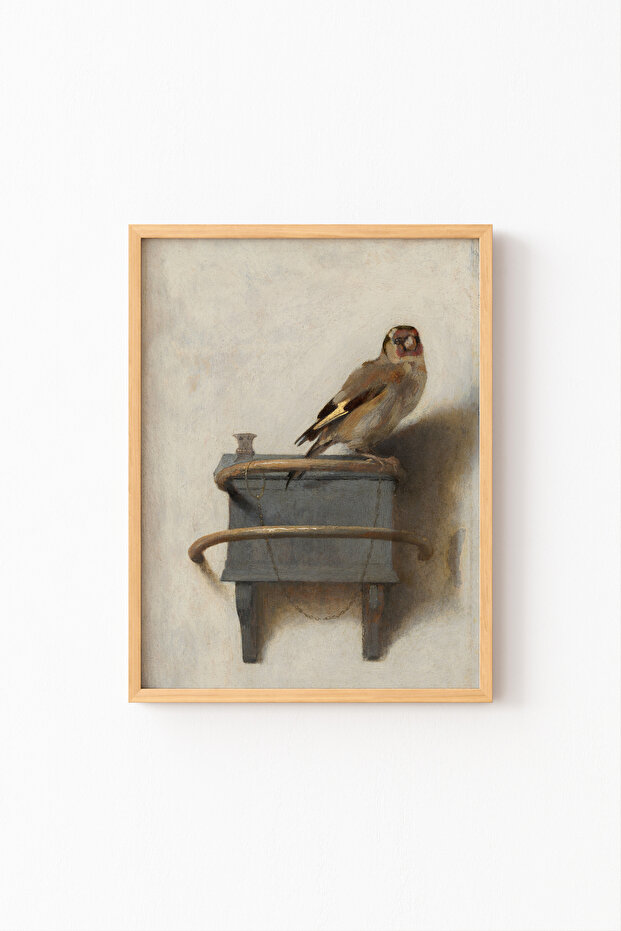 Goldfinch - Wooden Patterned Frame