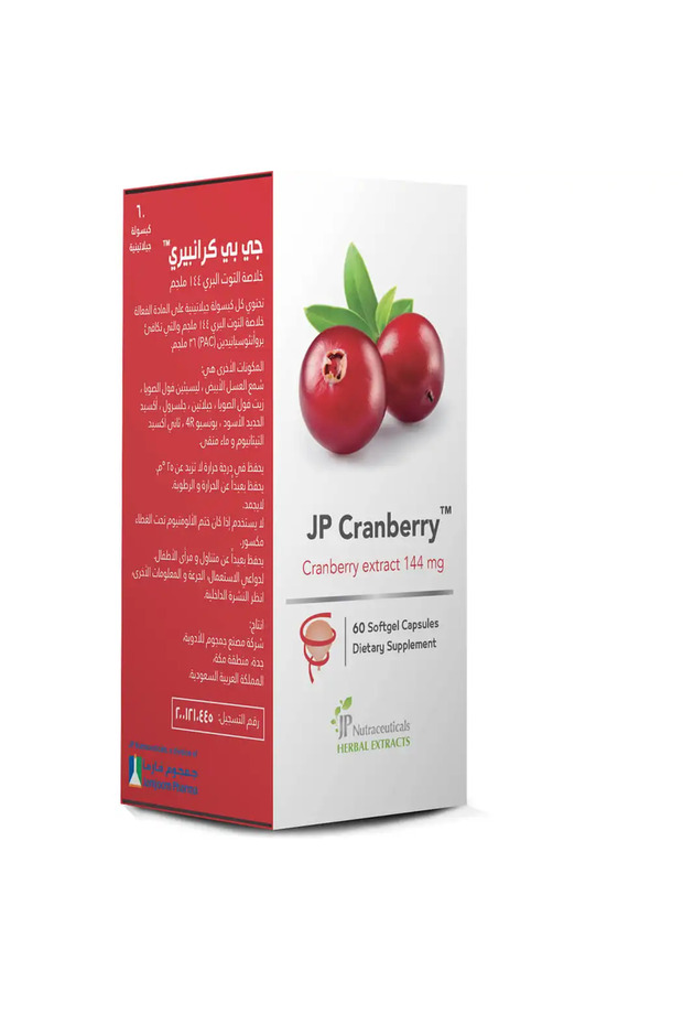 JP CRANBERRY 144 MG 60 FOFTGEL CAPSULES