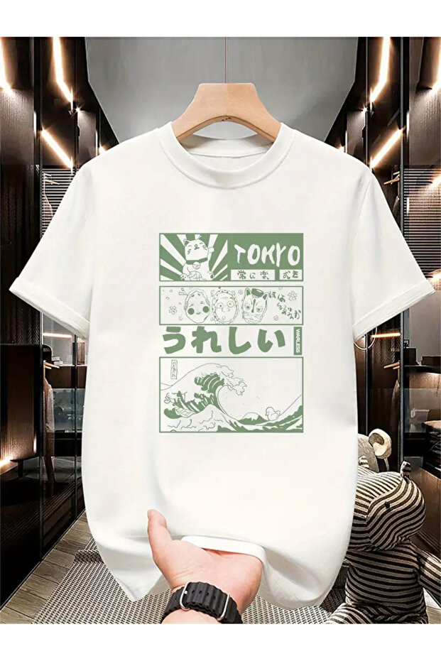 Premium Oversize Cut Short Sleeve Printed T-Shirt